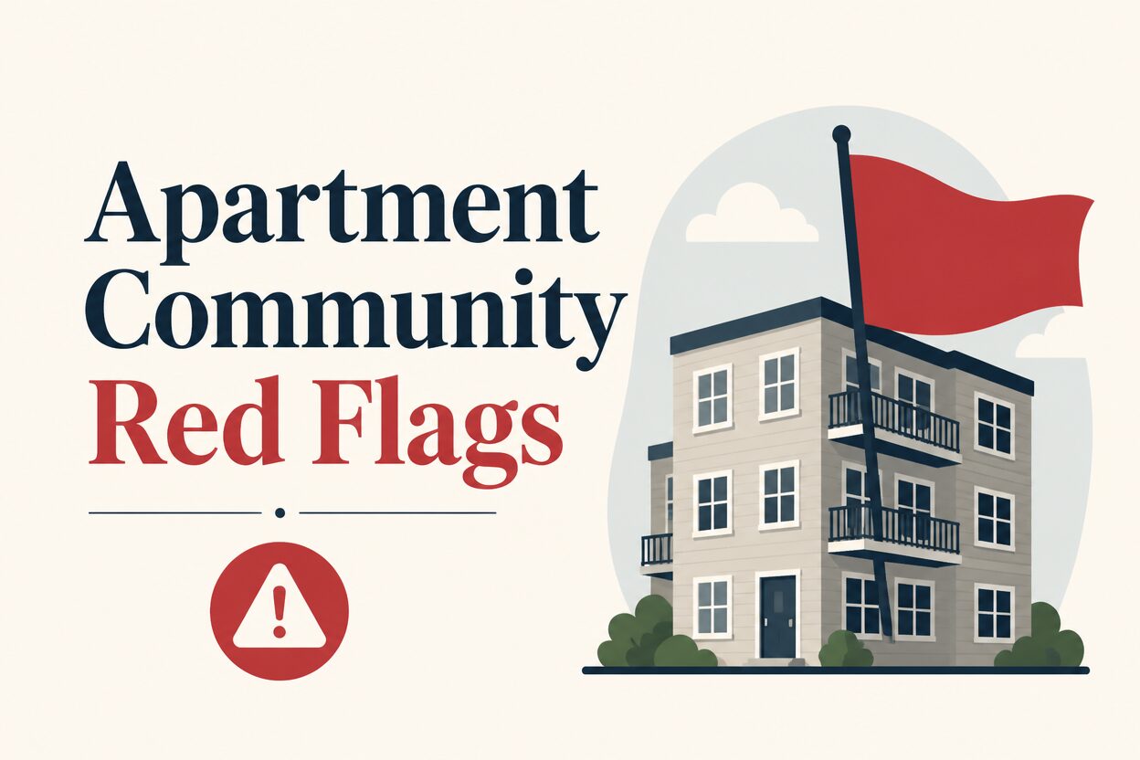 Apartment community red flags