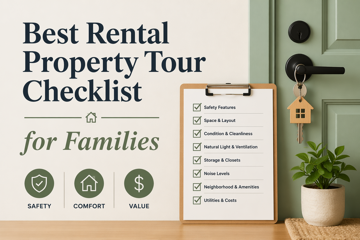Best rental property tour checklist for families