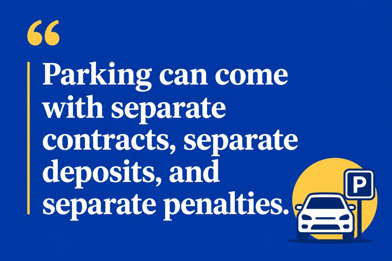 Key insight about Comparing on-site and off-site parking
