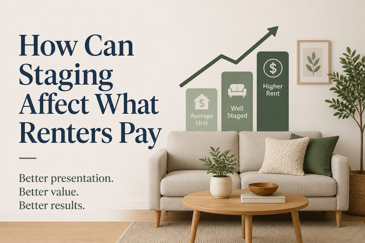How can staging affect what renters pay