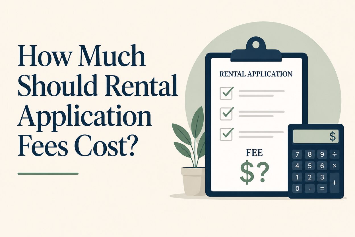 How much should rental application fees cost