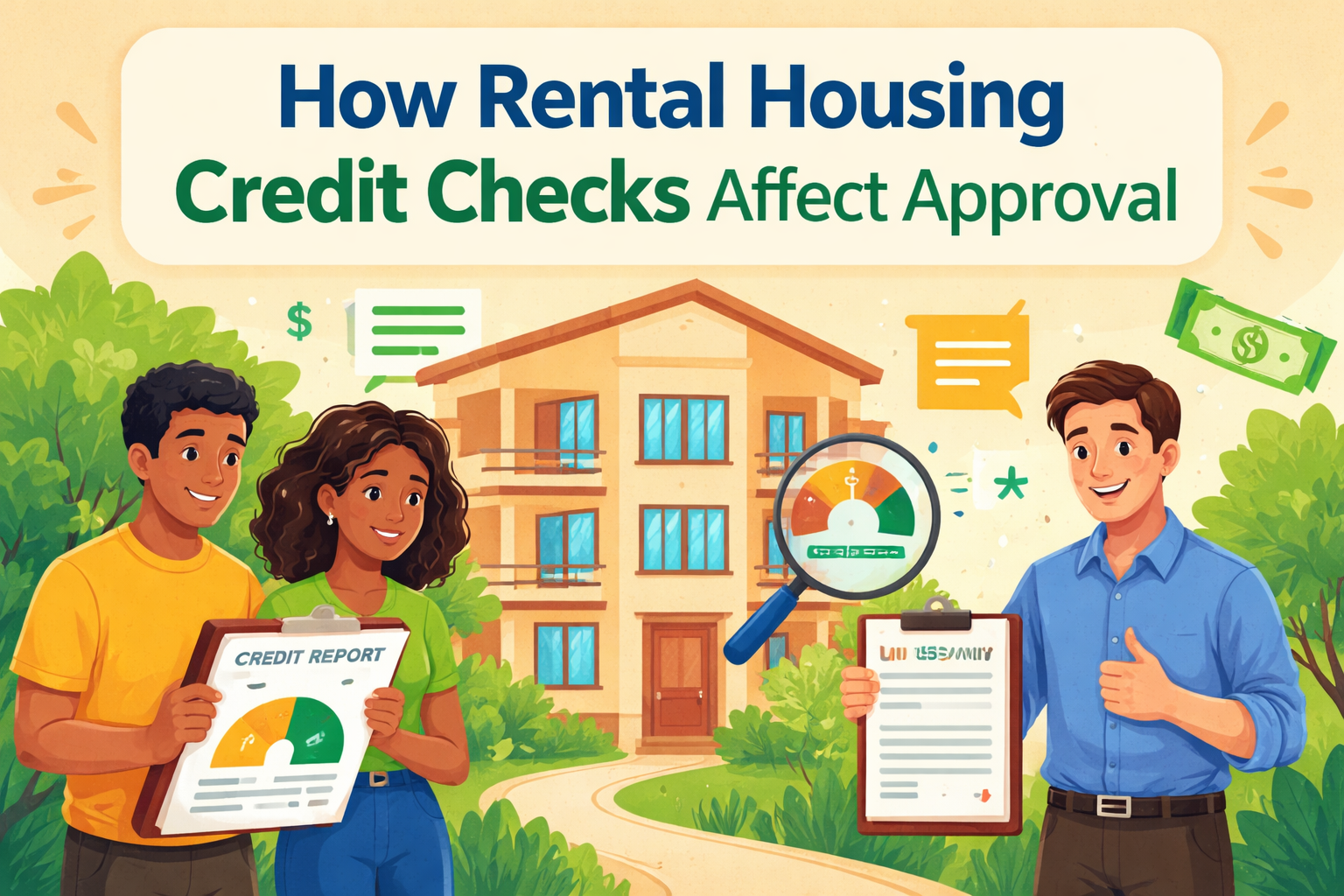 How rental housing credit checks affect approval
