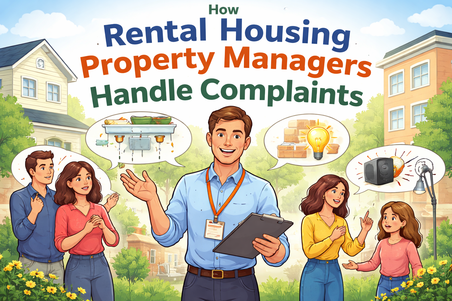How rental housing property managers handle complaints