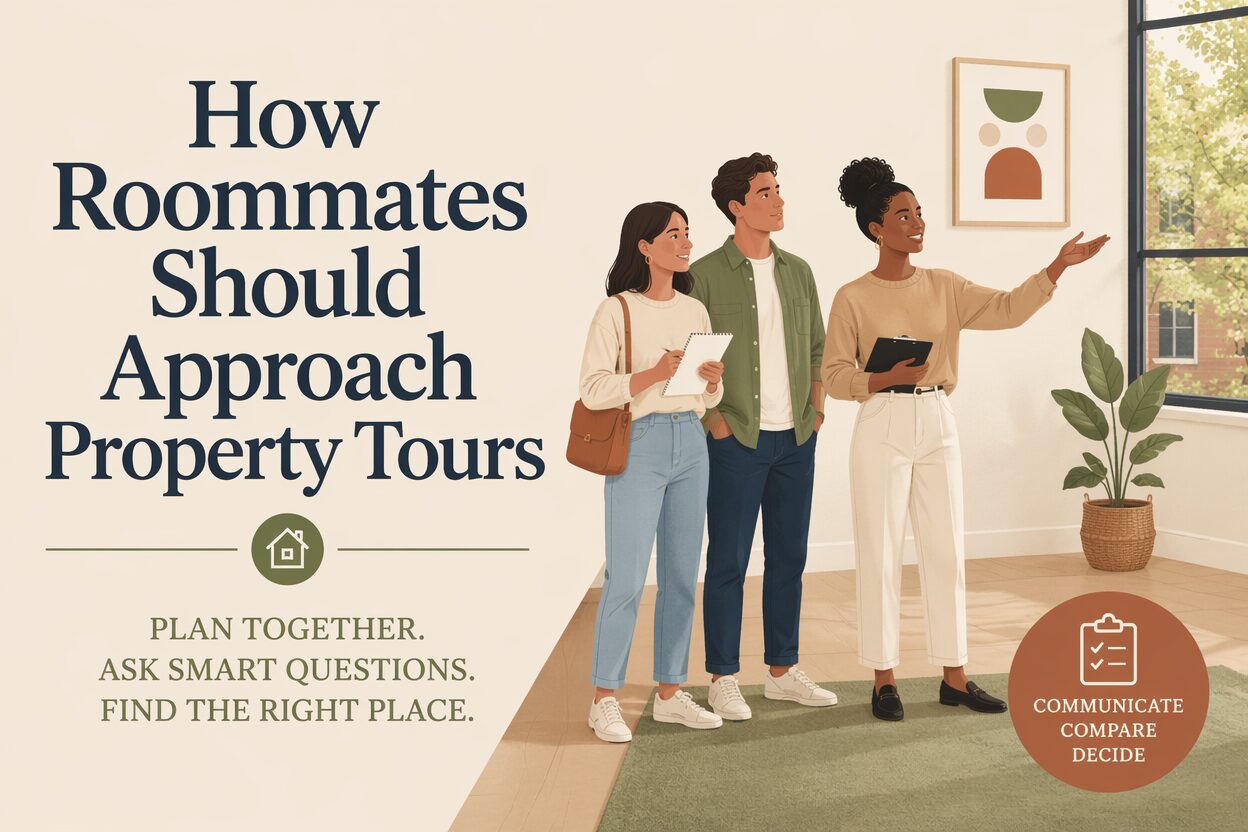 How roommates should approach property tours