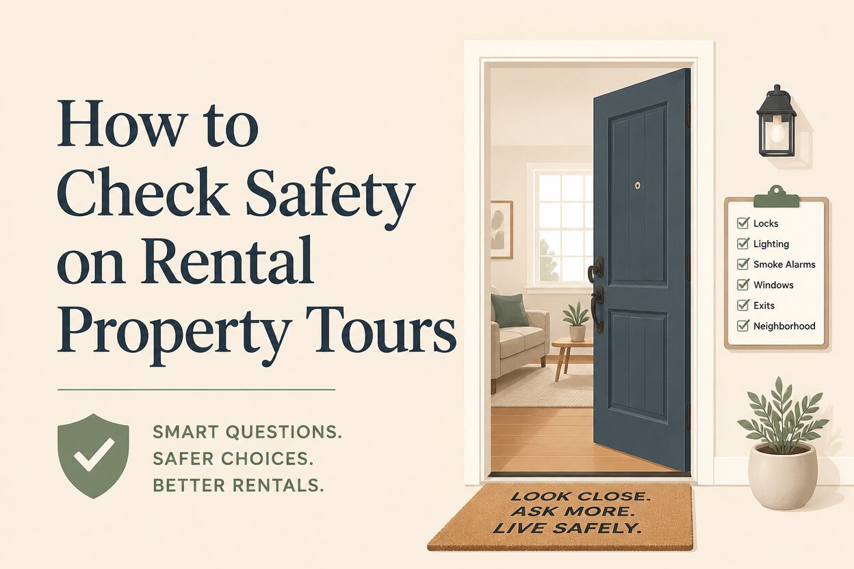 How to check safety on rental property tours
