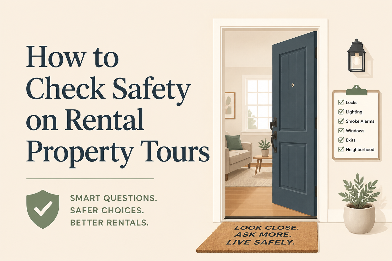 How to check safety on rental property tours