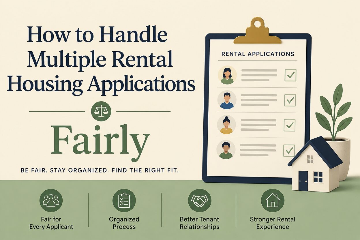 How to handle multiple rental housing applications fairly