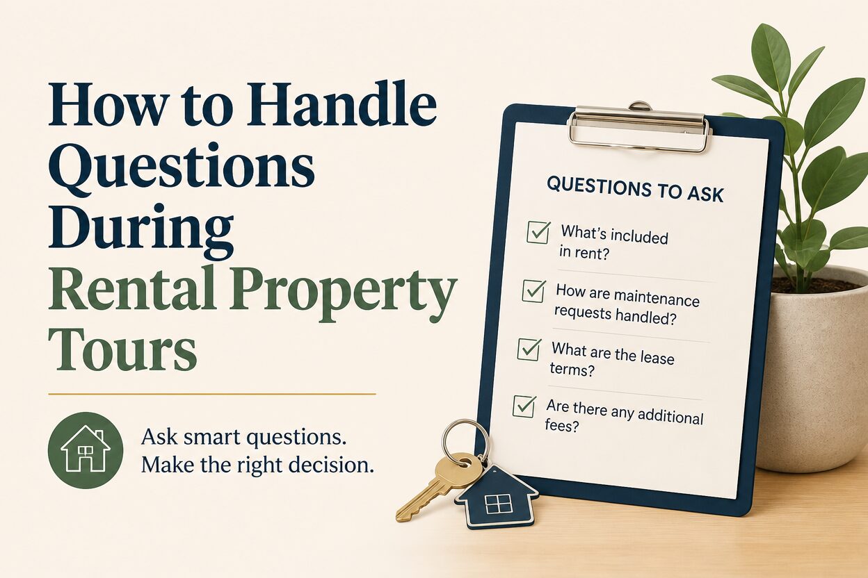 How to handle questions during rental property tours