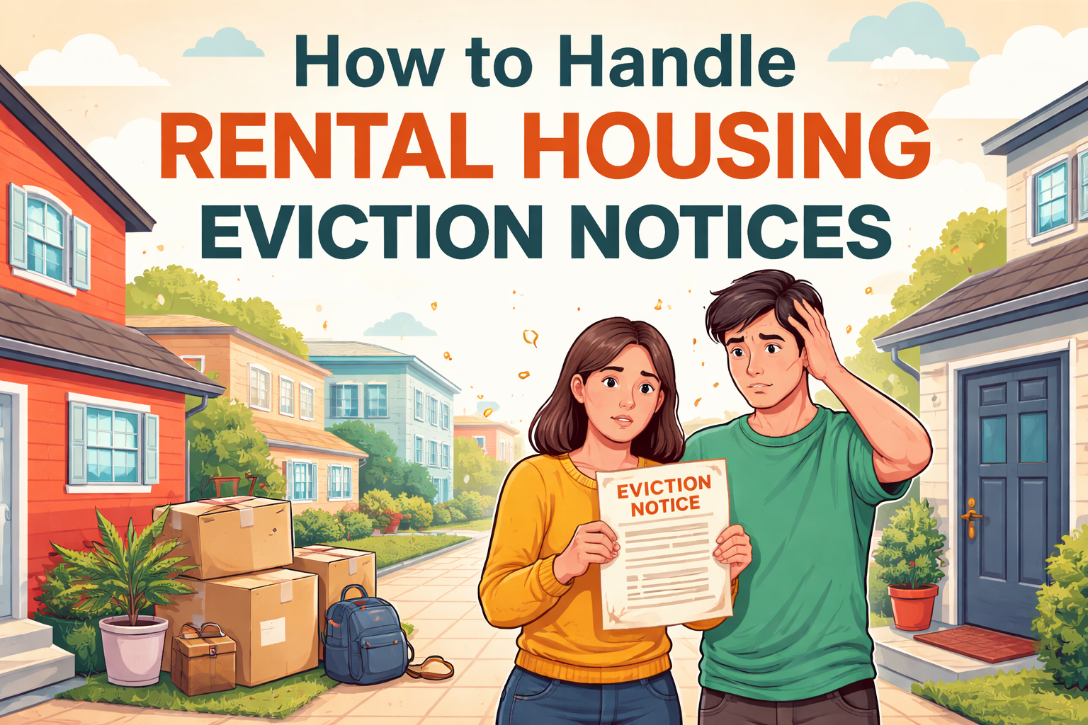 How to handle rental housing eviction notices