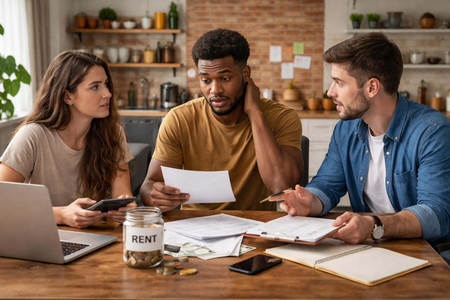 How to handle roommates who pay rent late - Illustration