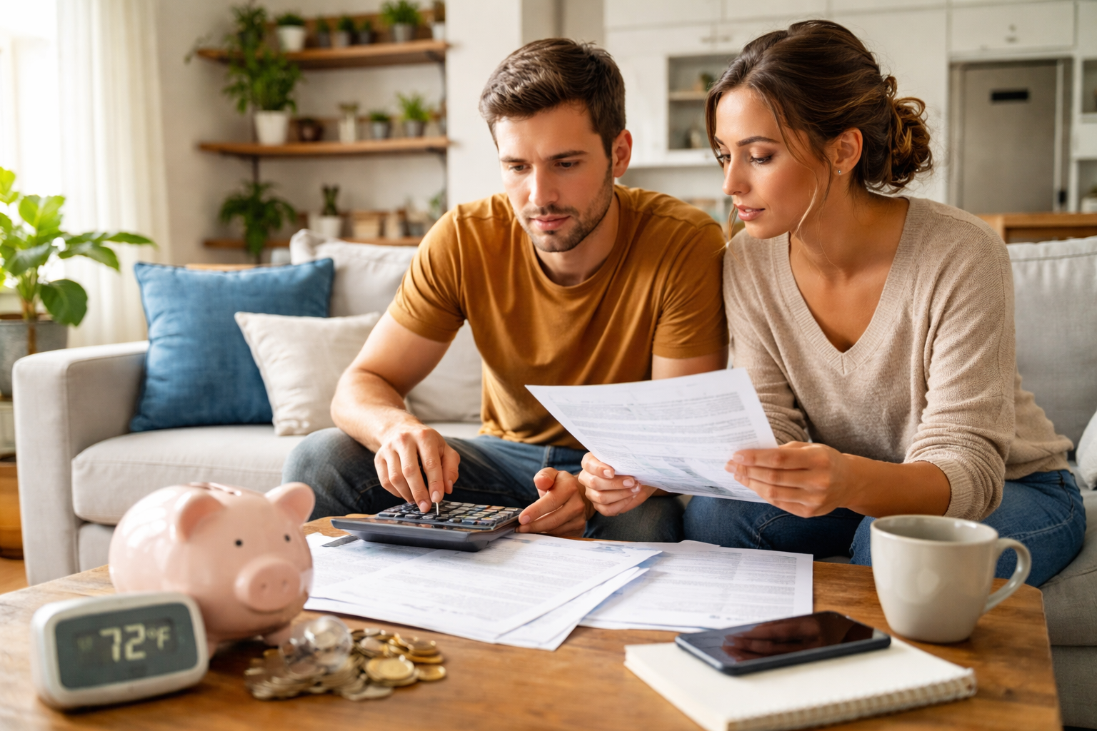 How to lower rental housing utilities costs - Illustration