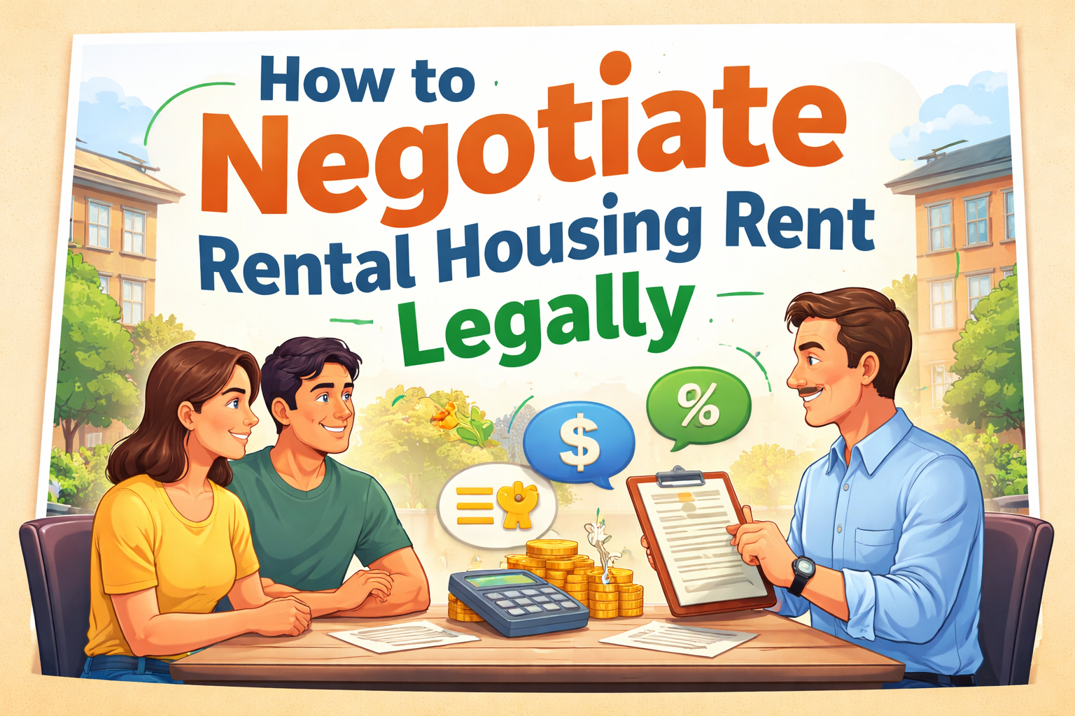 How to negotiate rental housing rent legally