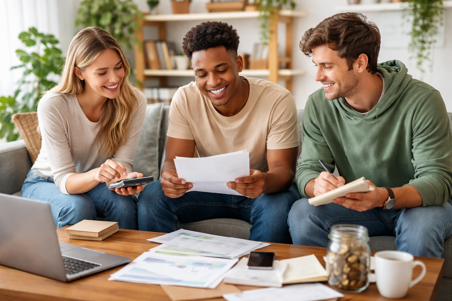 How to split rental housing costs with roommates - Illustration