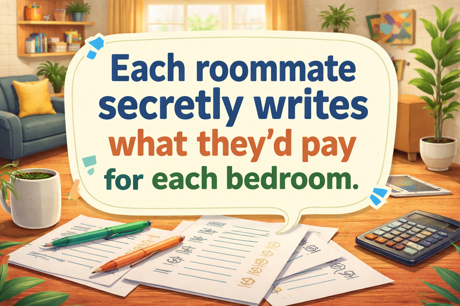 How to split rental housing costs with roommates - Key Insight