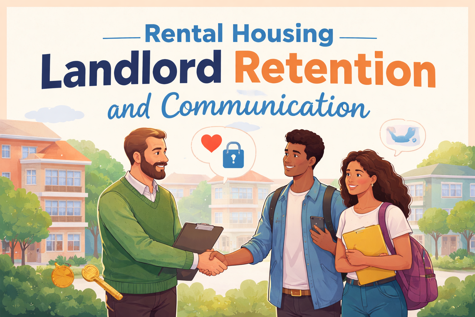 Rental housing landlord retention and communication