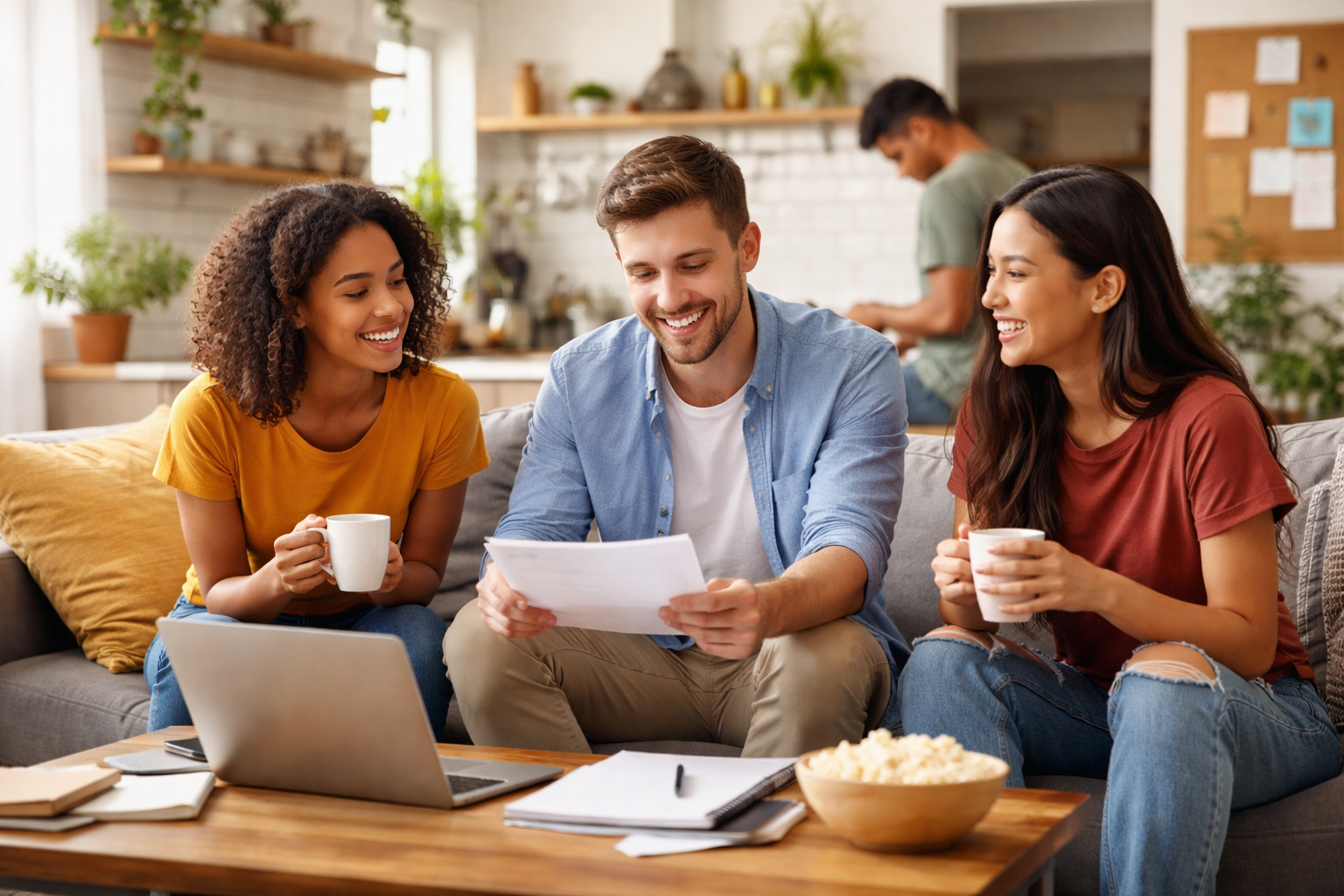 Rental housing roommates and shared living - Illustration