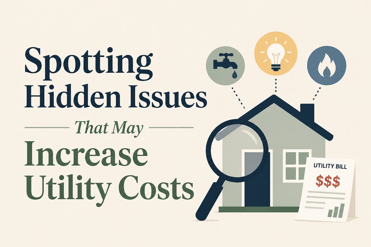 Spotting hidden issues that may increase utility costs