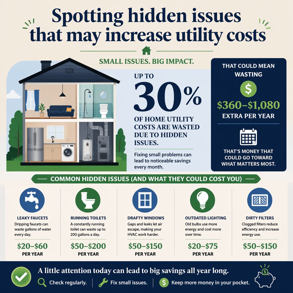 Spotting hidden issues that may increase utility costs statistics