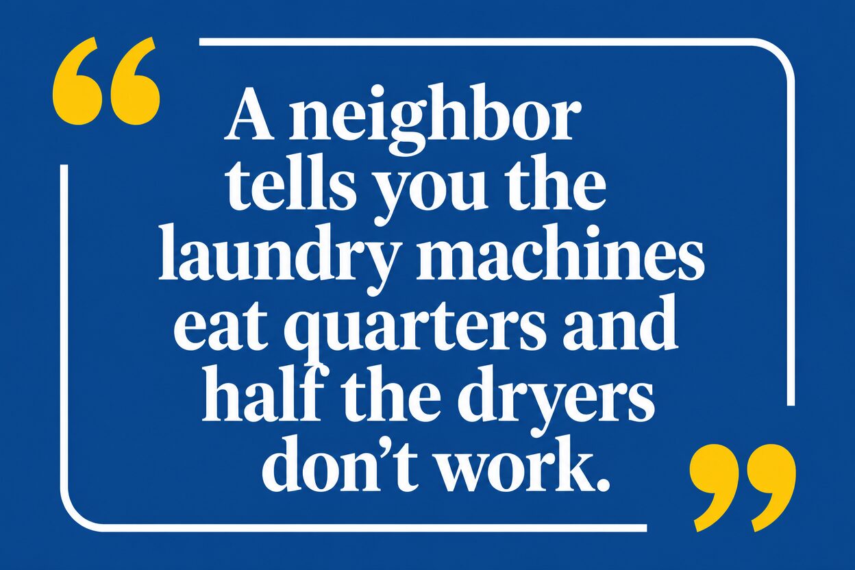 Key insight about The value of talking to neighbors on the tour