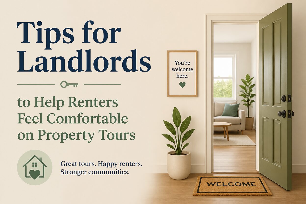 Tips for landlords to help renters feel comfortable on property tours