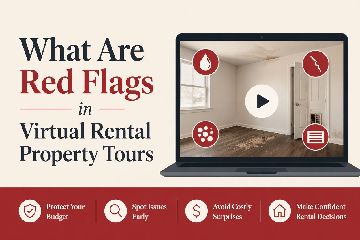 What are red flags in virtual rental property tours