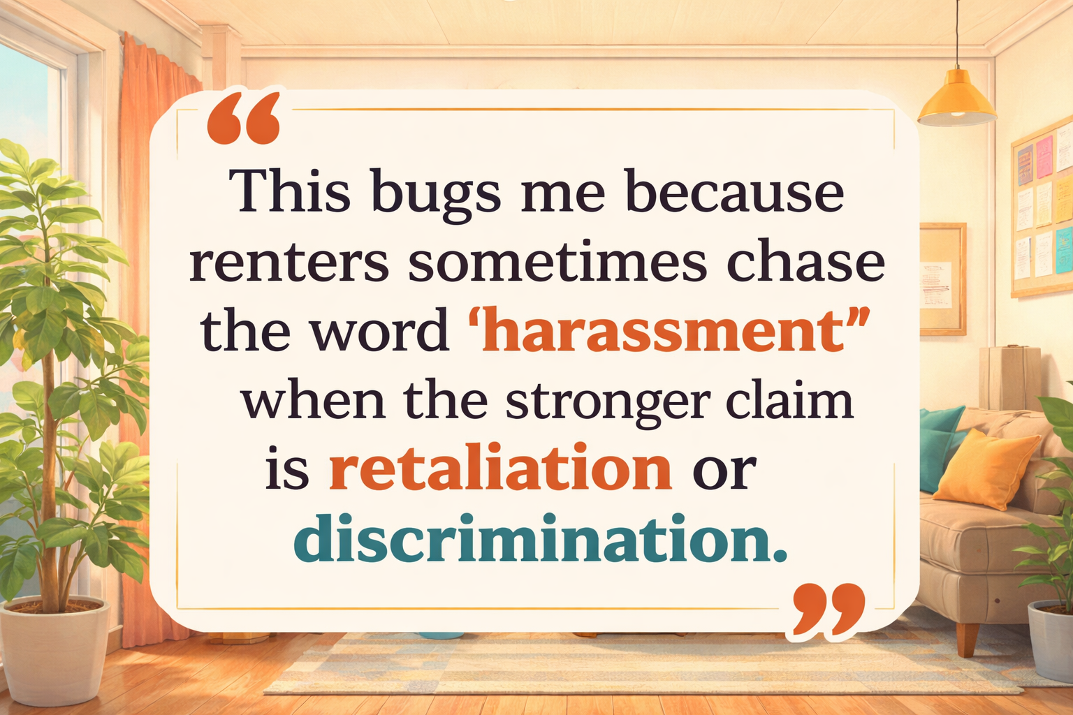 What counts as rental housing harassment legally - Key Insight