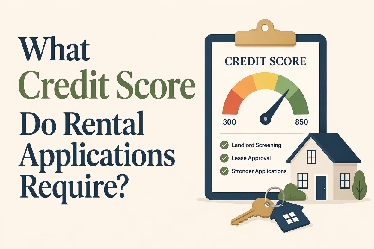 What credit score do rental applications require