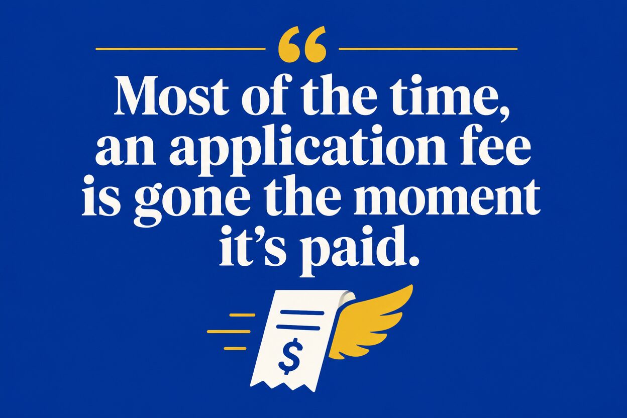 Key insight about What is the difference between rental application fee and holding deposit