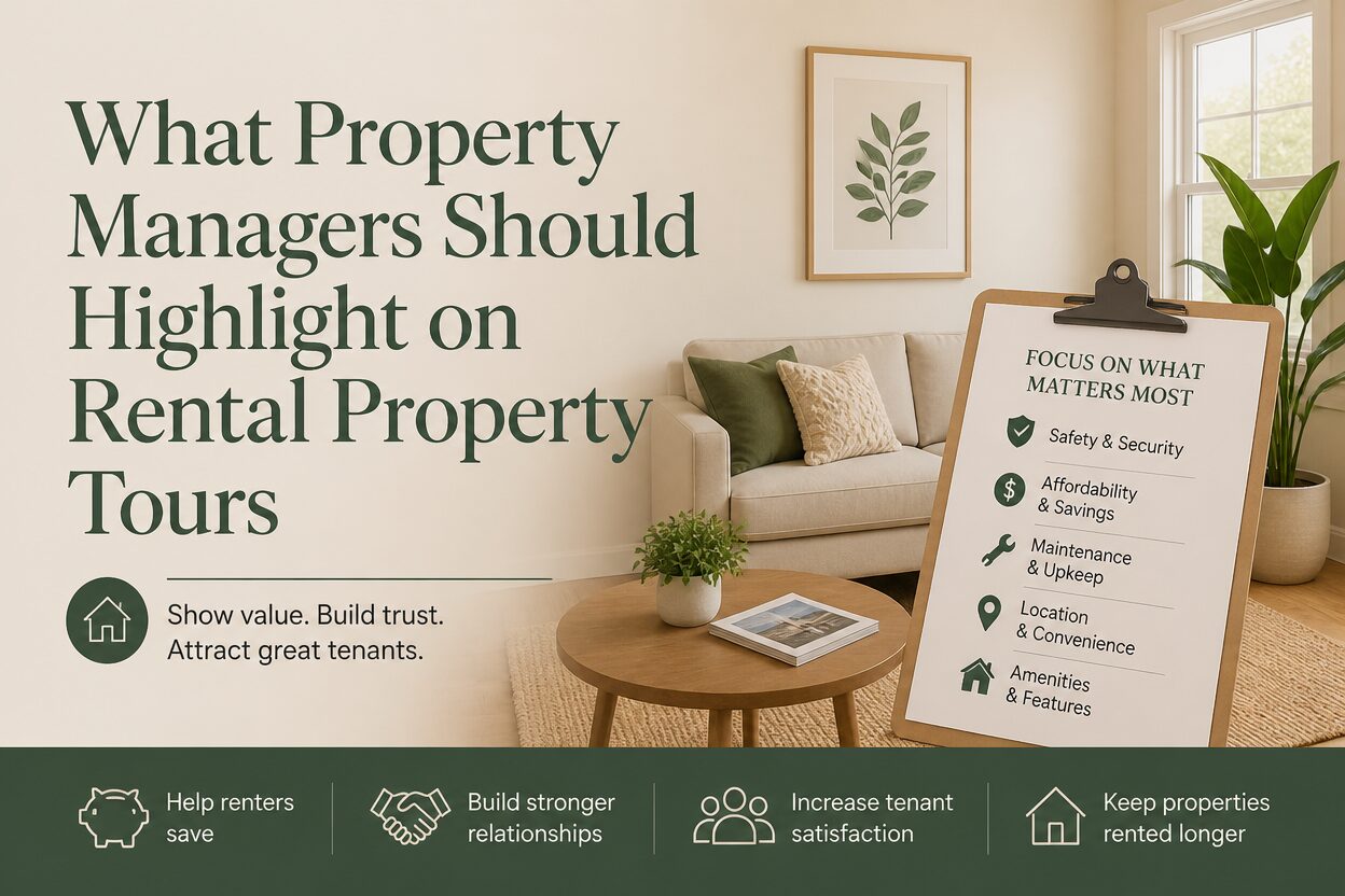 What property managers should highlight on rental property tours