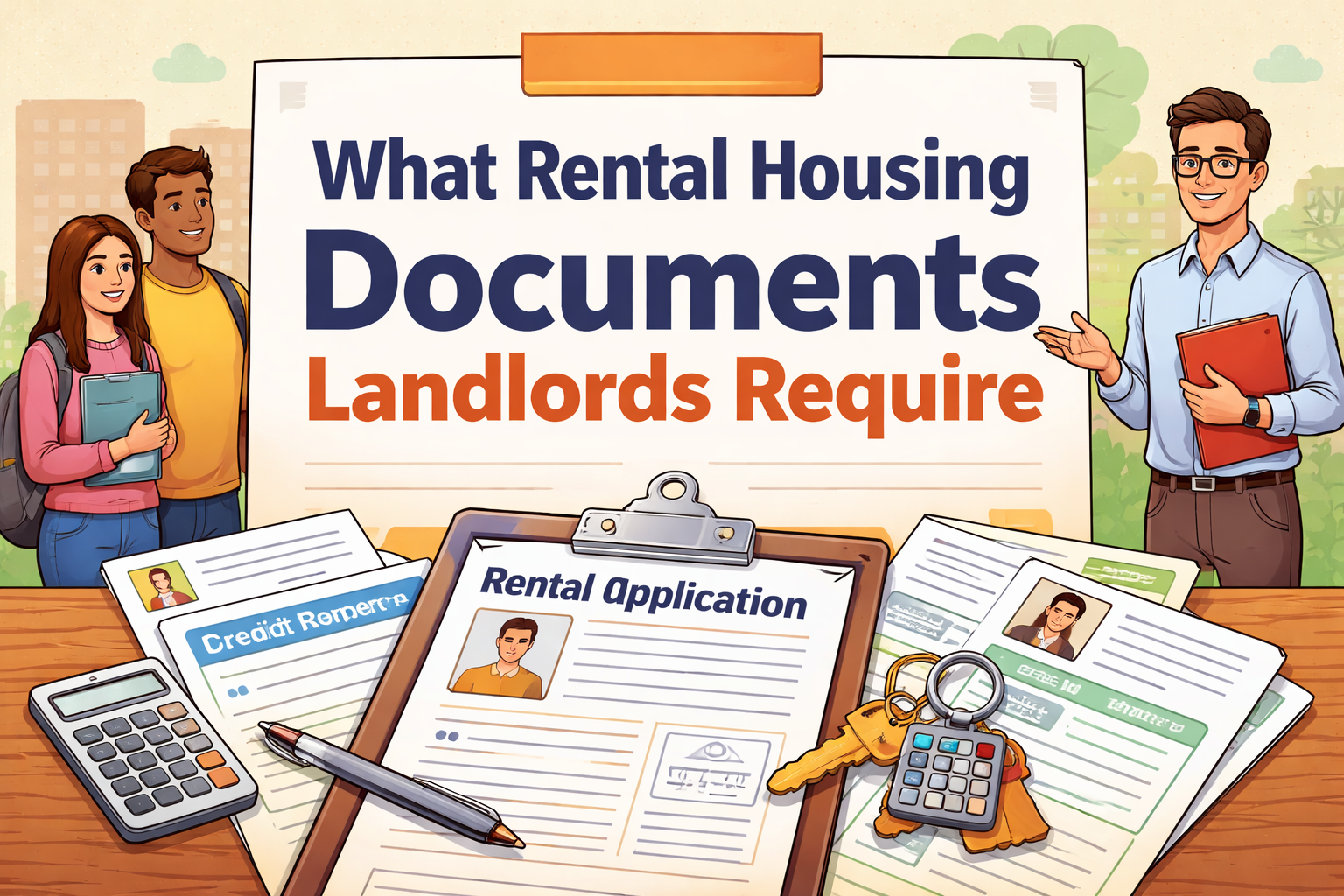 What rental housing documents landlords require
