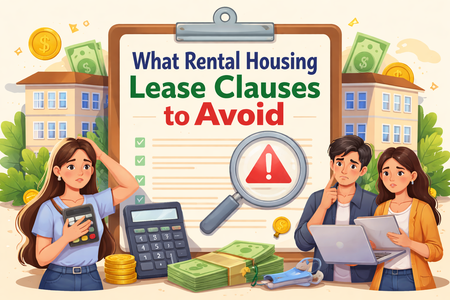 What rental housing lease clauses to avoid
