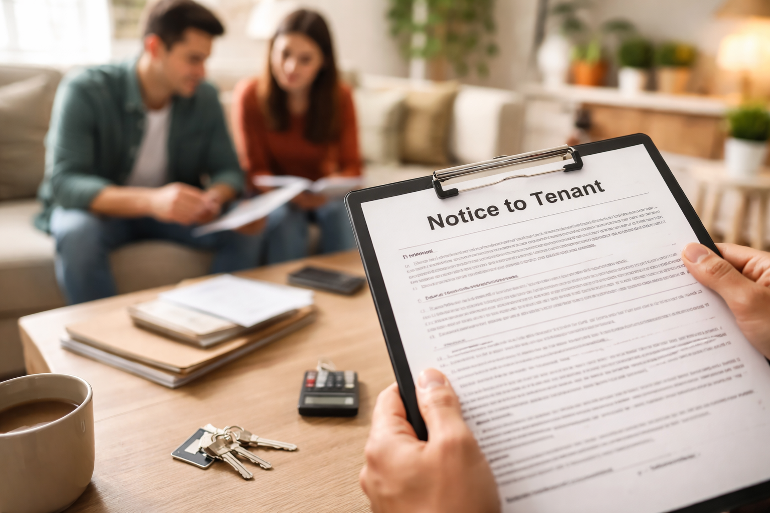 What rental housing legal notices landlords must give - Illustration