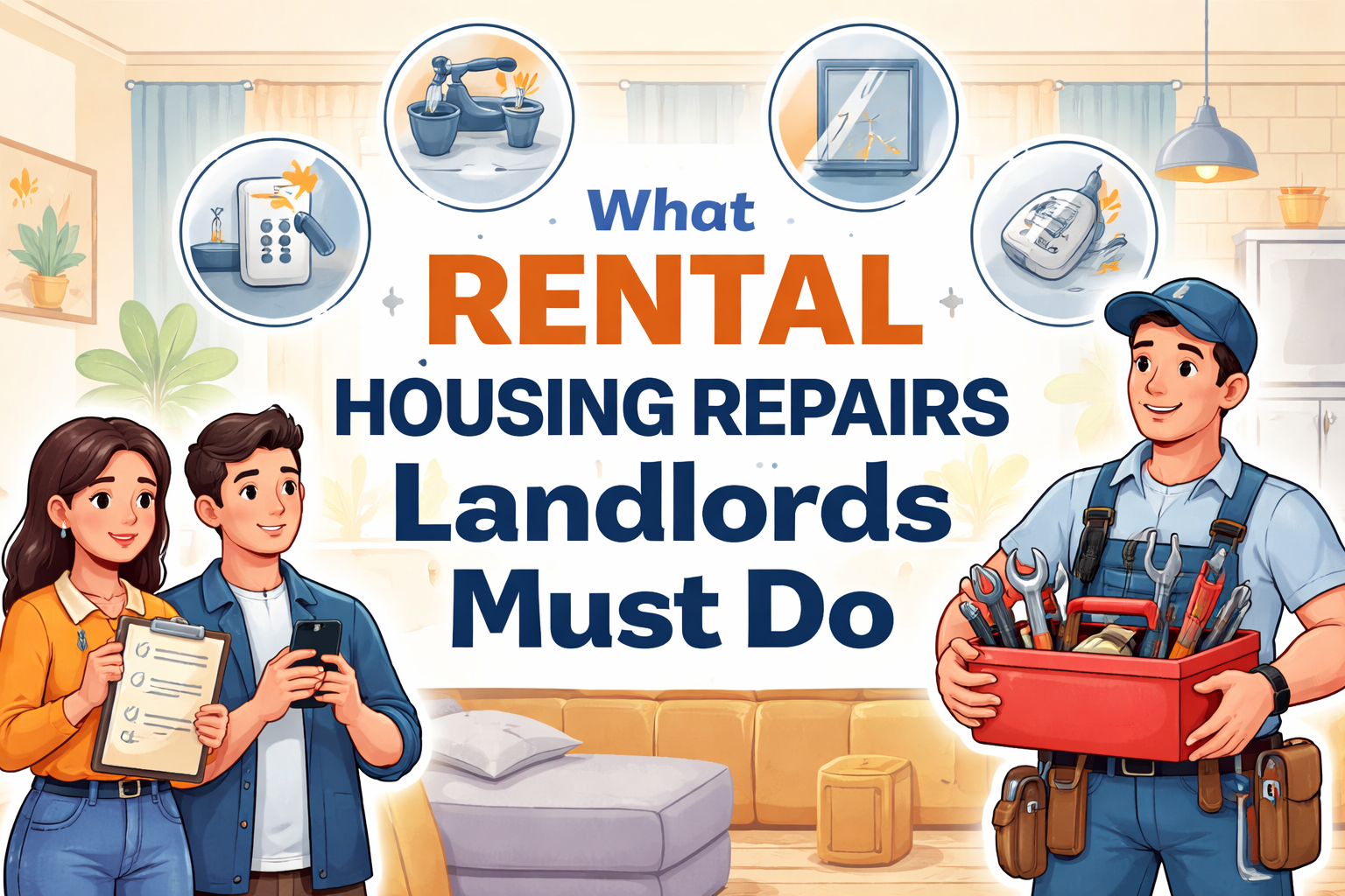 What rental housing repairs landlords must do