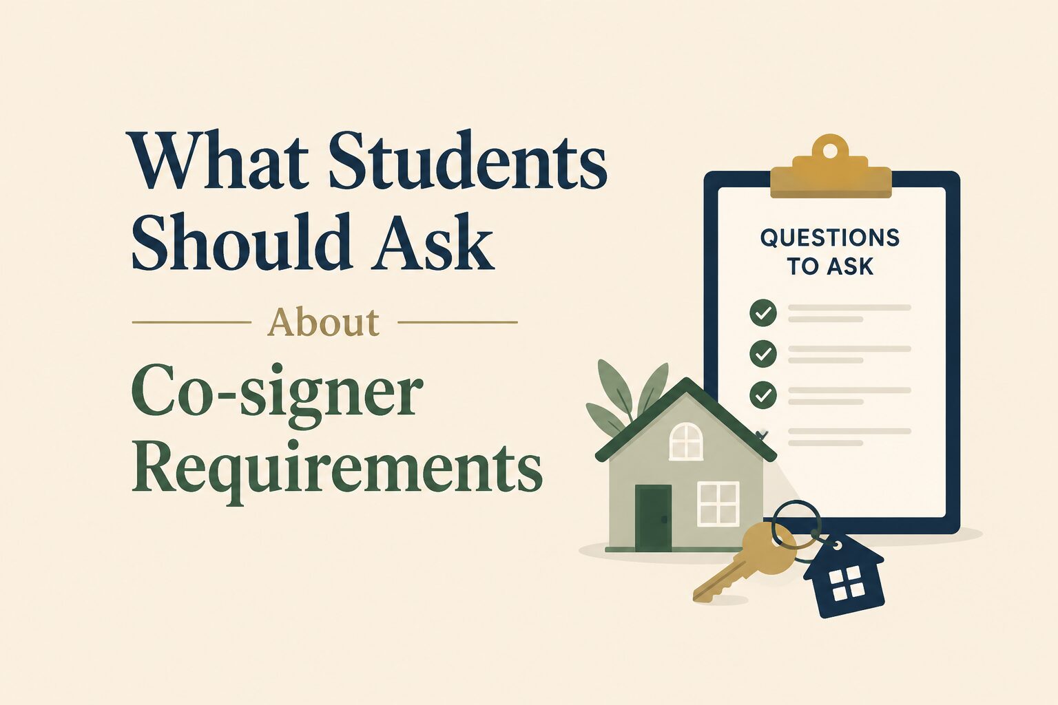 What students should ask about co-signer requirements