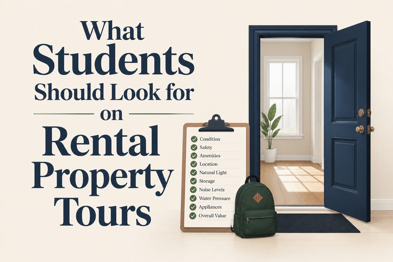 What students should look for on rental property tours