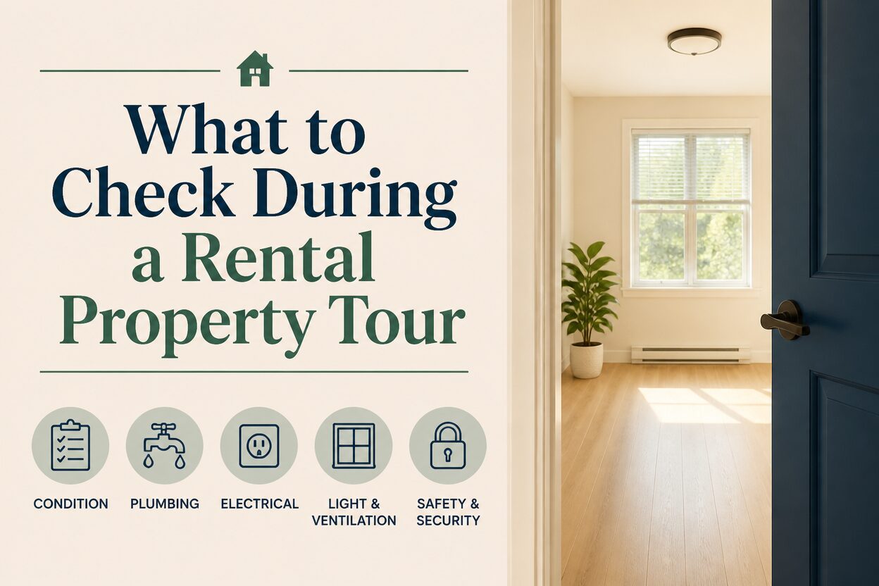 What to check during a rental property tour