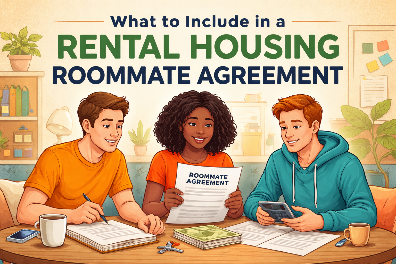 What to include in a rental housing roommate agreement