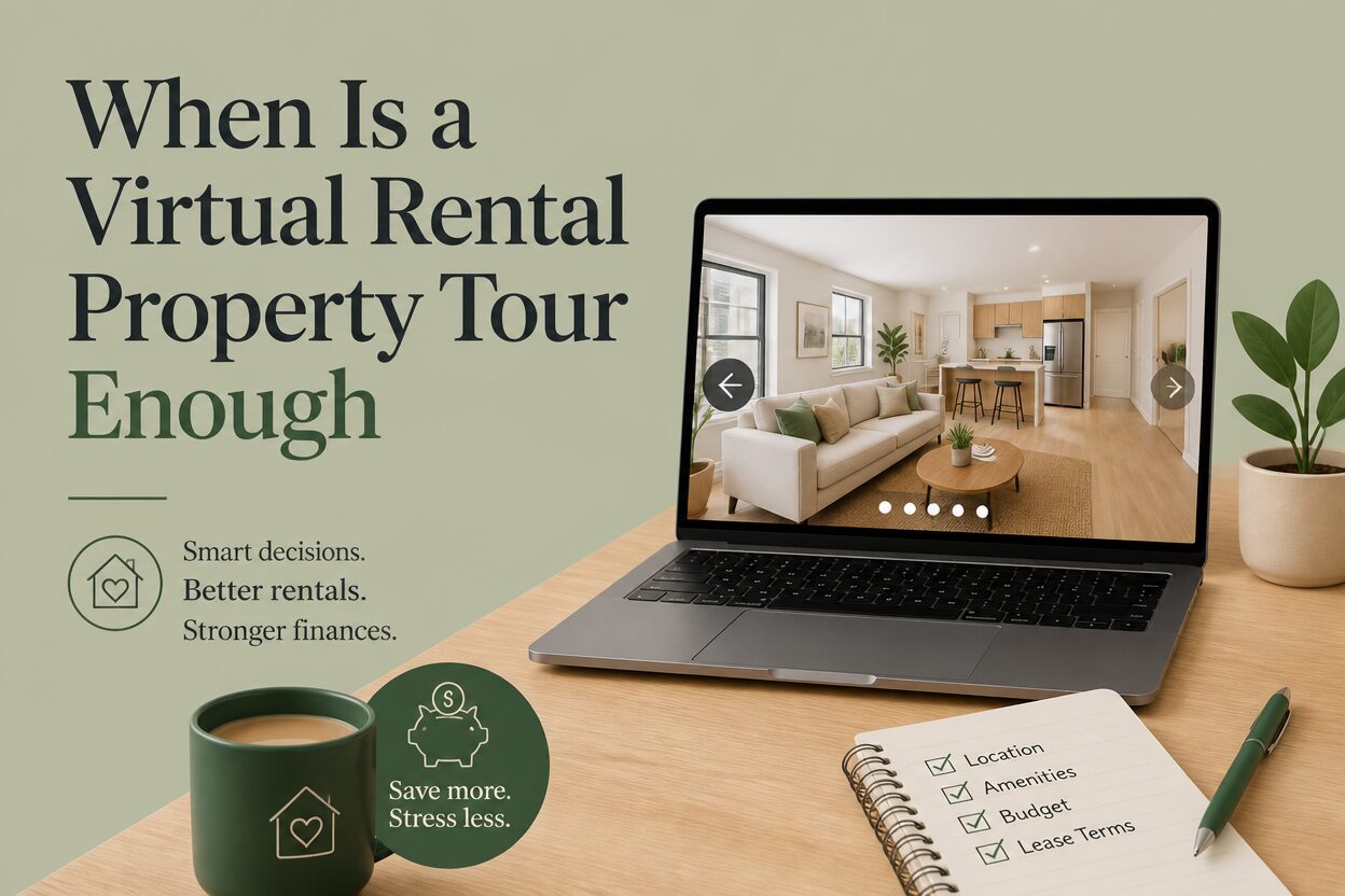 When is a virtual rental property tour enough