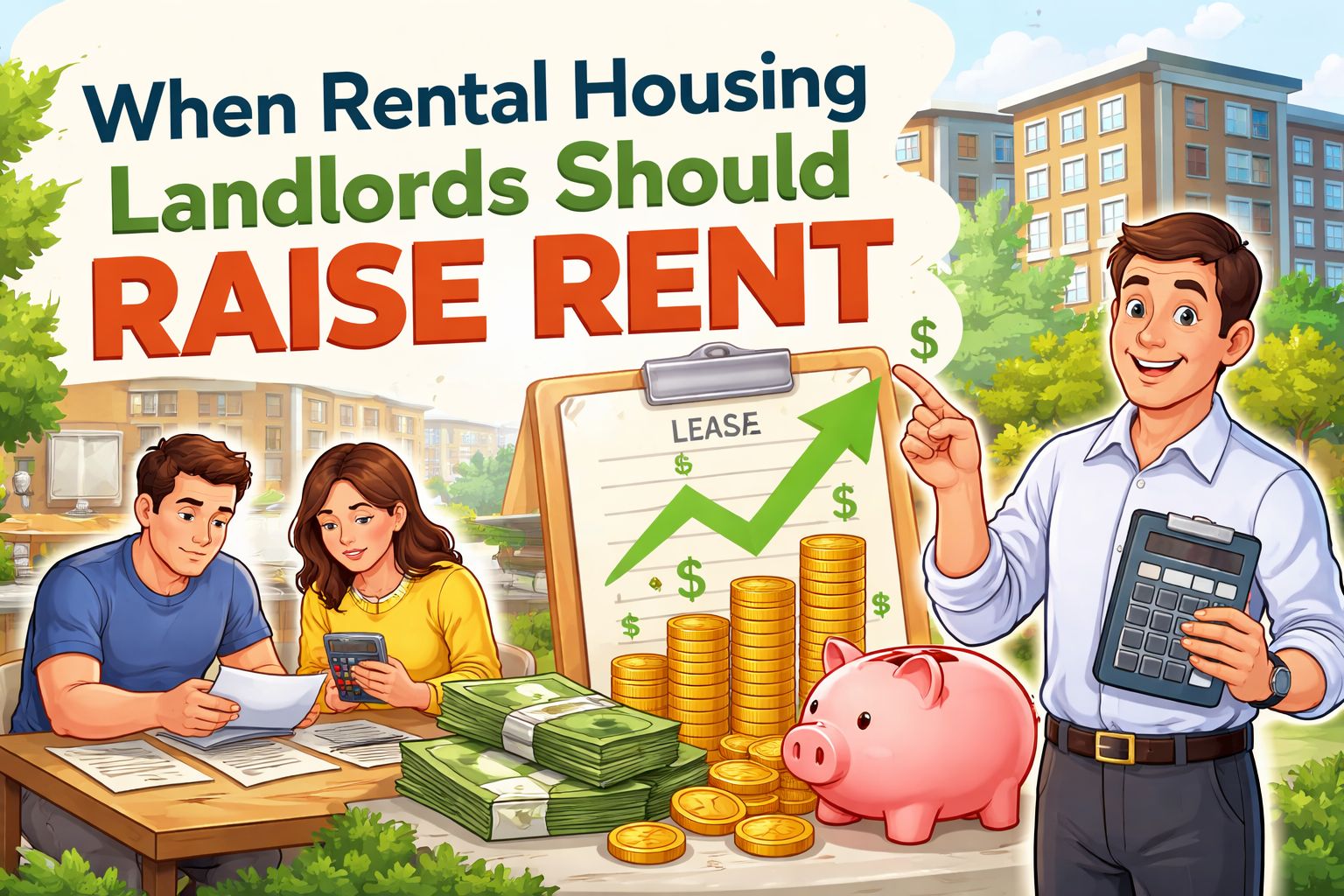 When rental housing landlords should raise rent