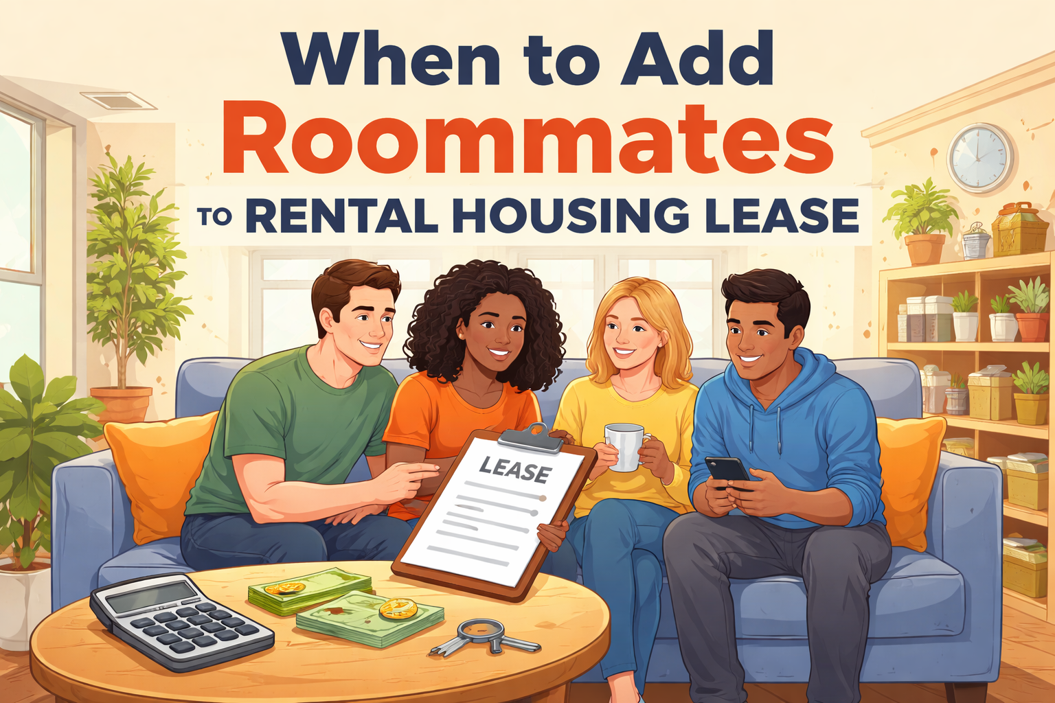 When to add roommates to a rental housing lease