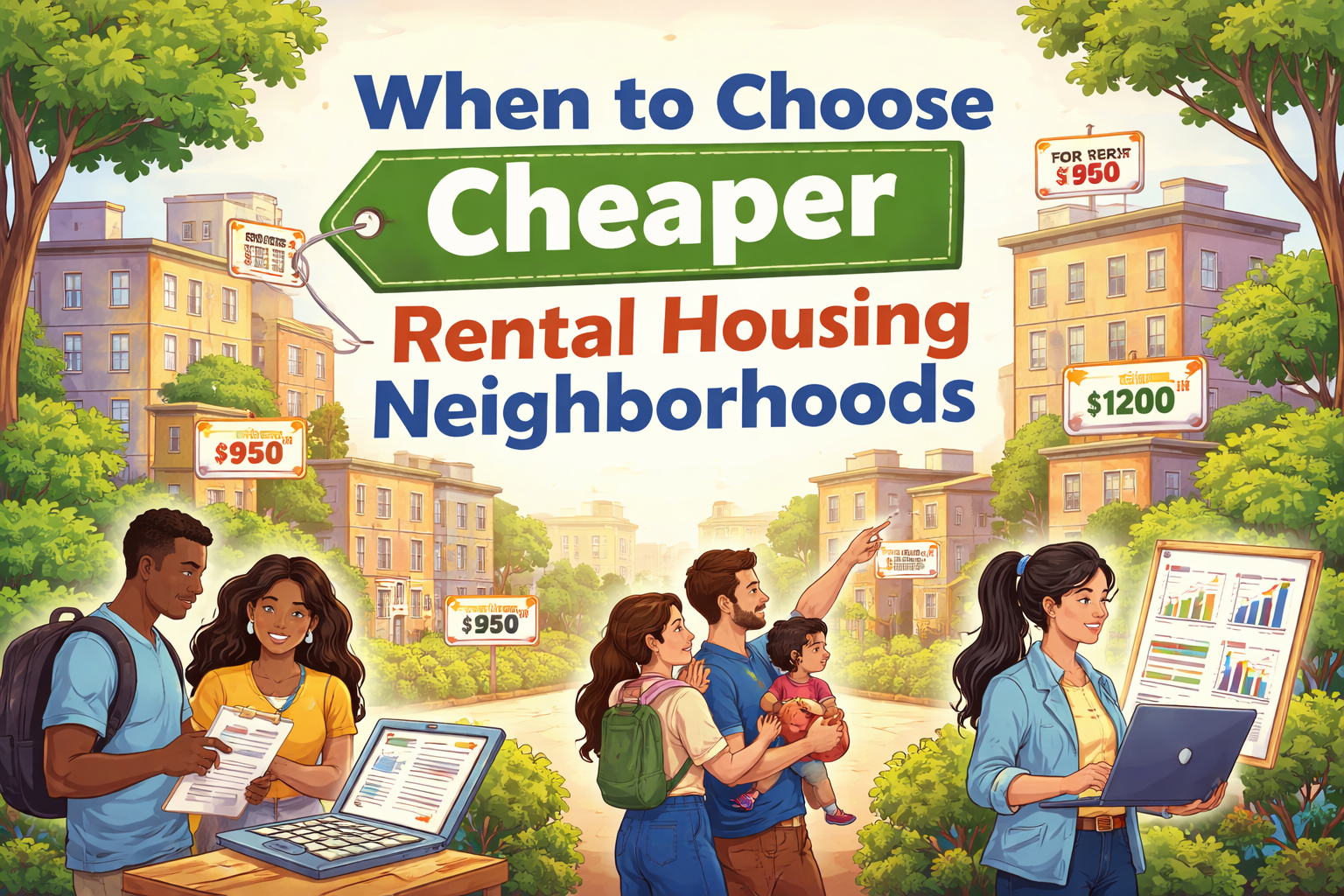When to choose cheaper rental housing neighborhoods