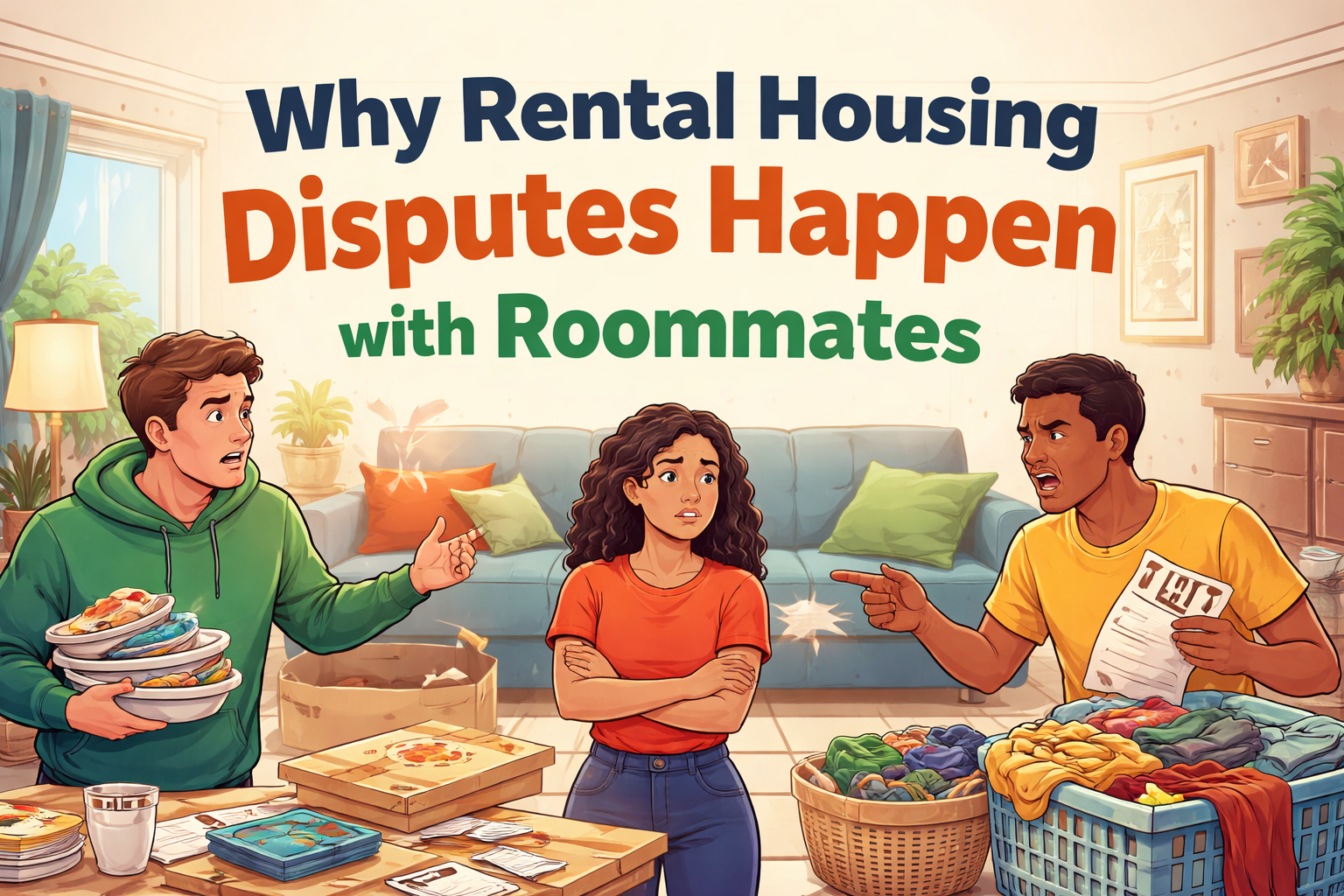 Why rental housing disputes happen with roommates