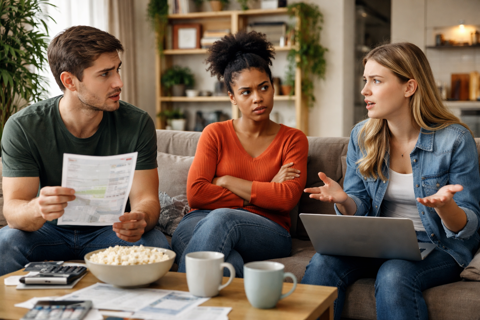 Why rental housing disputes happen with roommates - Illustration