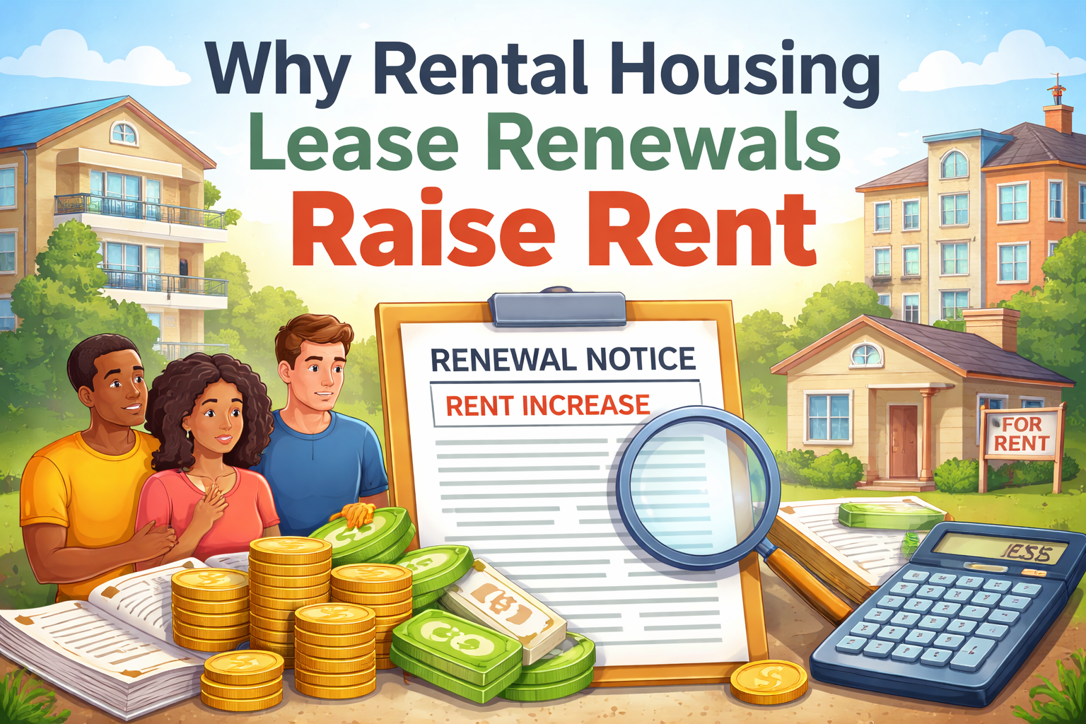 Why rental housing lease renewals raise rent