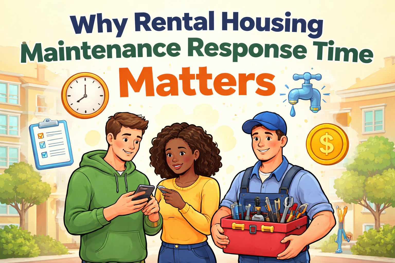 Why rental housing maintenance response time matters