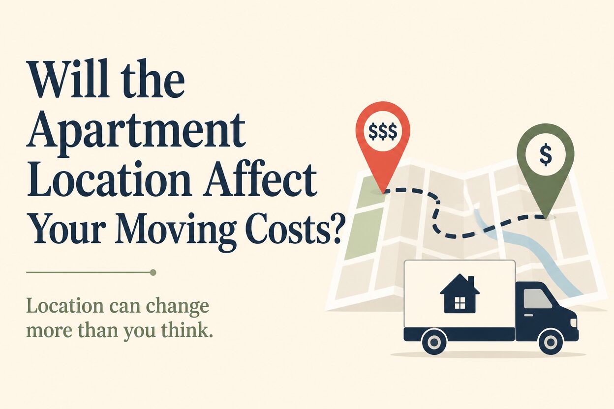 Will the apartment location affect your moving costs