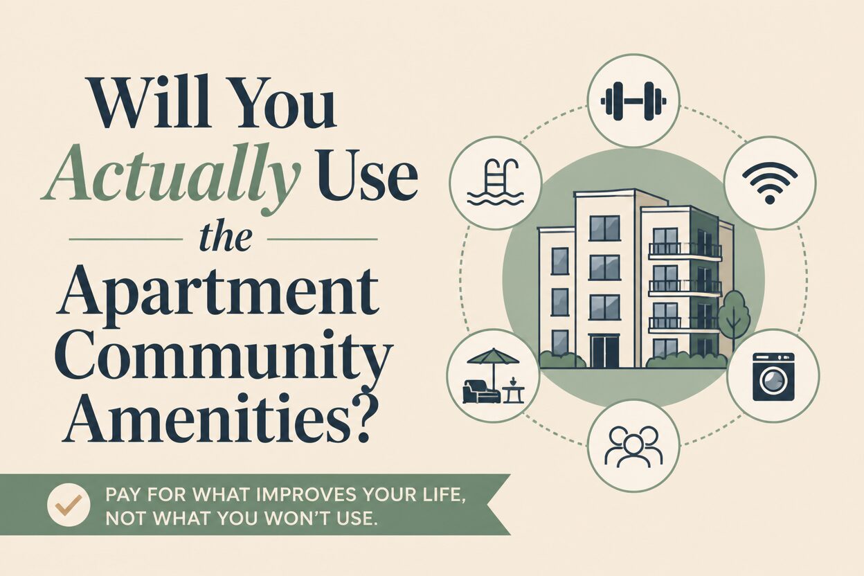 Will you actually use the apartment community amenities