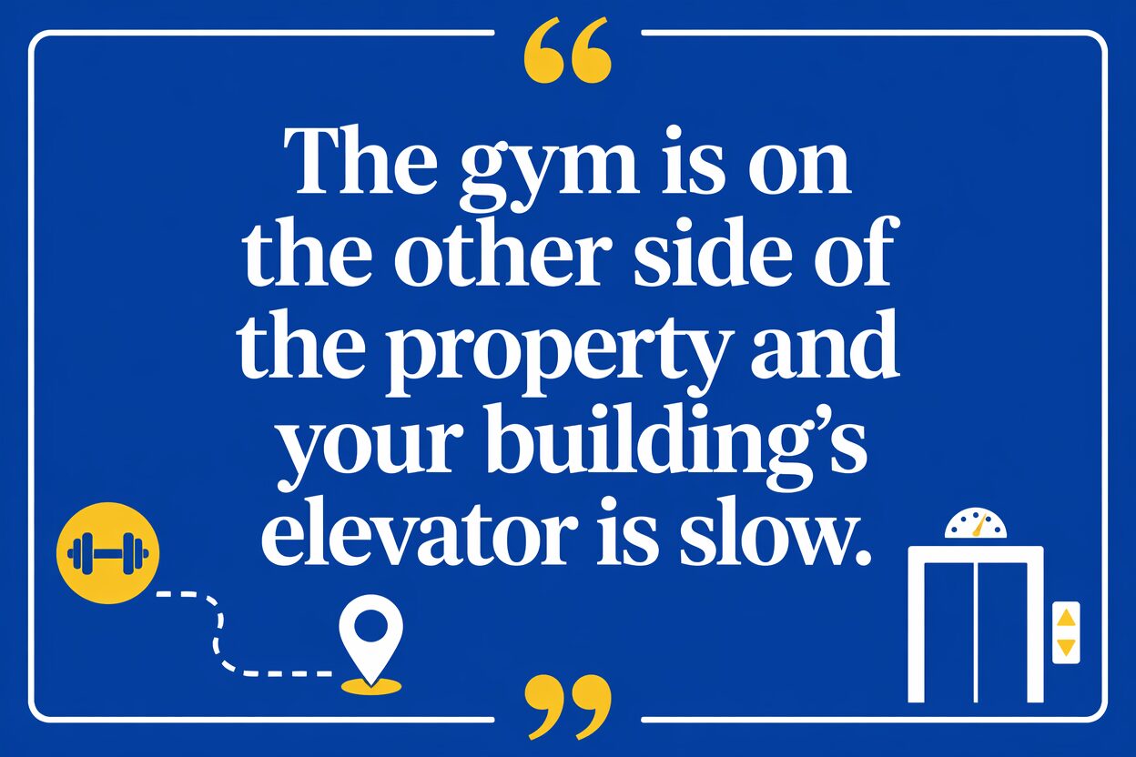 Key insight about Will you actually use the apartment community amenities