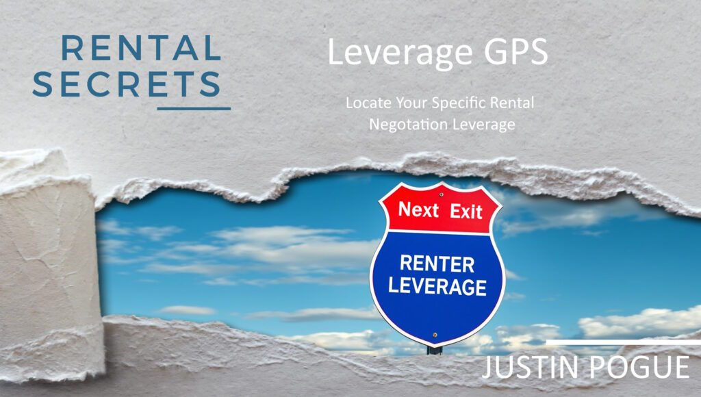 Rental Secrets Leverage GPS - Locate Your Specific Rental Negotiation Leverage #RentalSecretsAdvantage